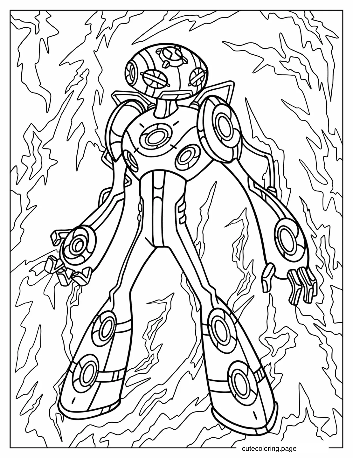 Ben 10 Ultimate Echo Echo Alien Form coloring page