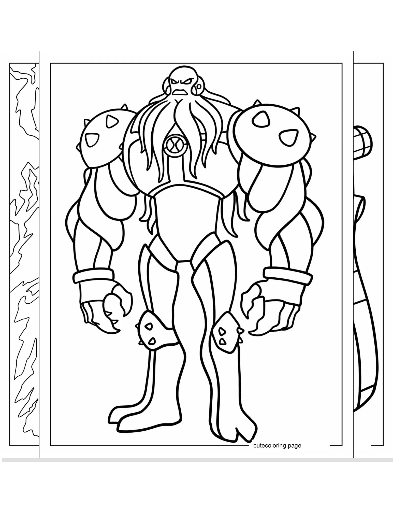 ben 10 coloring pages coloring page