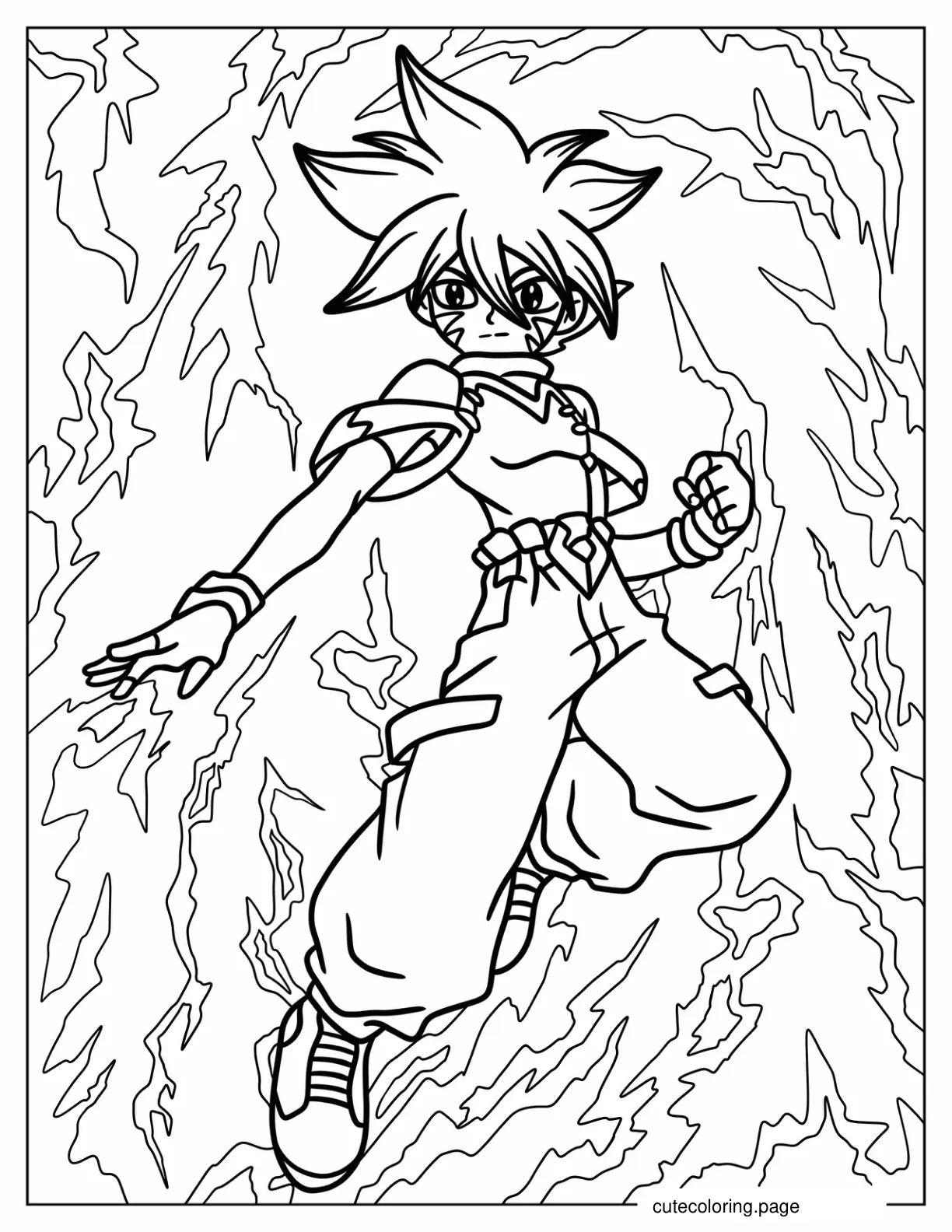 Kai Hiwatari coloring page