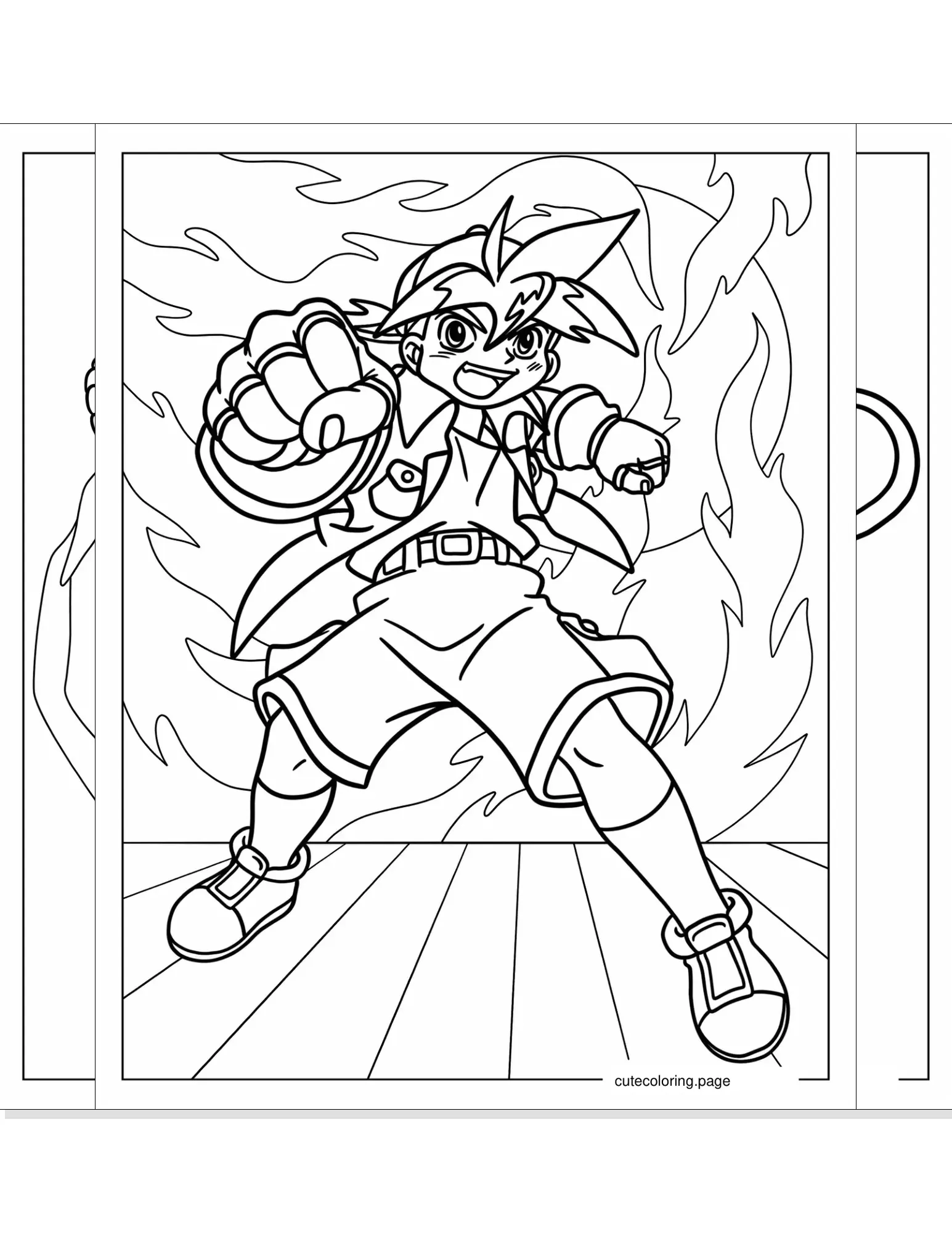 beyblade coloring pages coloring page