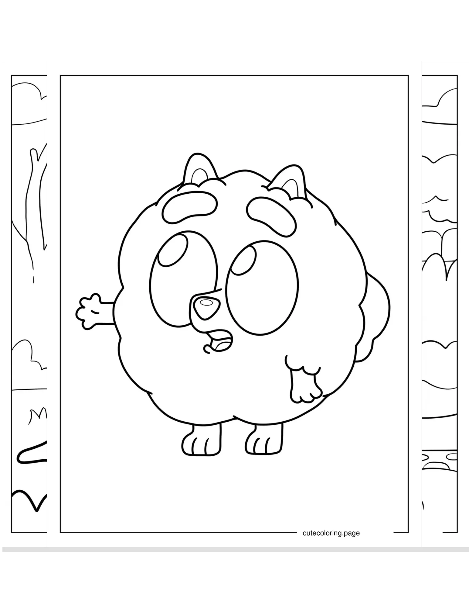 bluey coloring pages coloring page