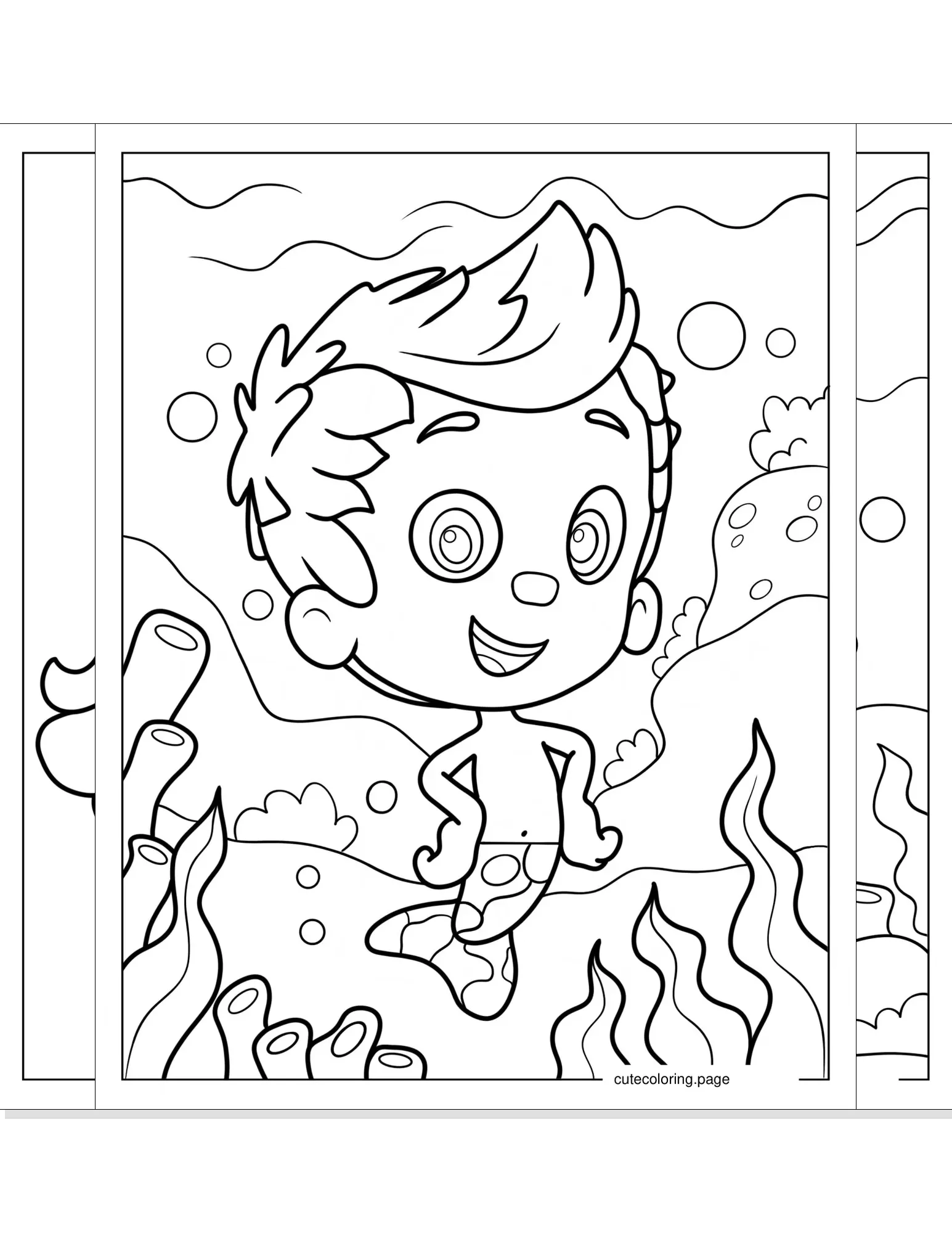 bubble guppies coloring pages coloring page