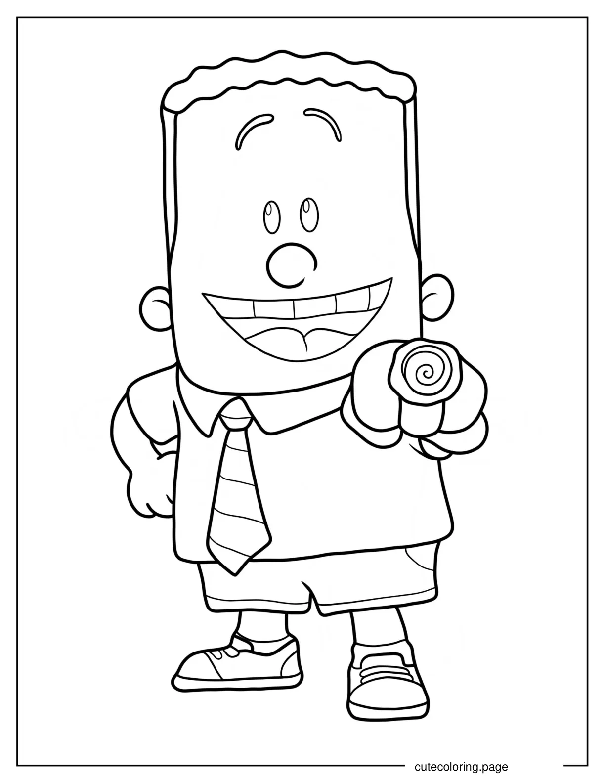 Simple George Beard Coloring Sheet coloring page