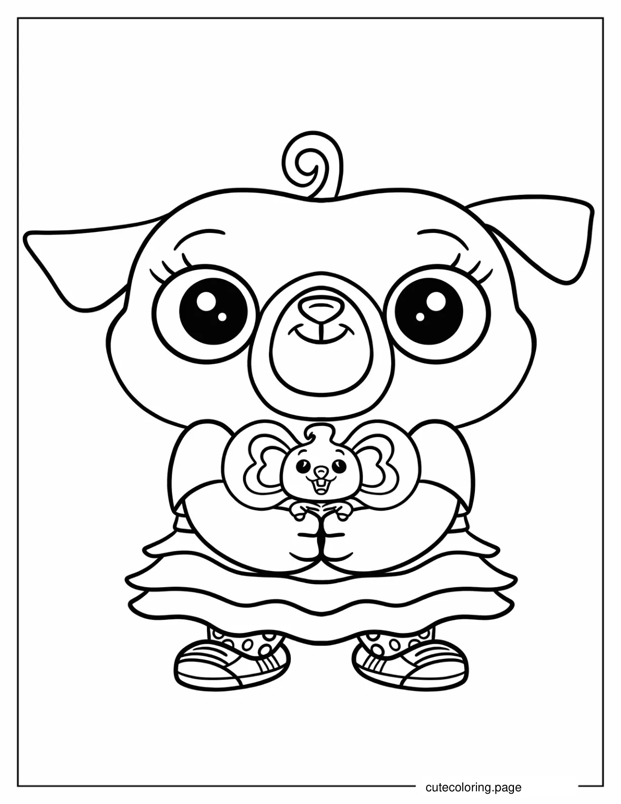 Baby Chip And Potato Coloring Page coloring page