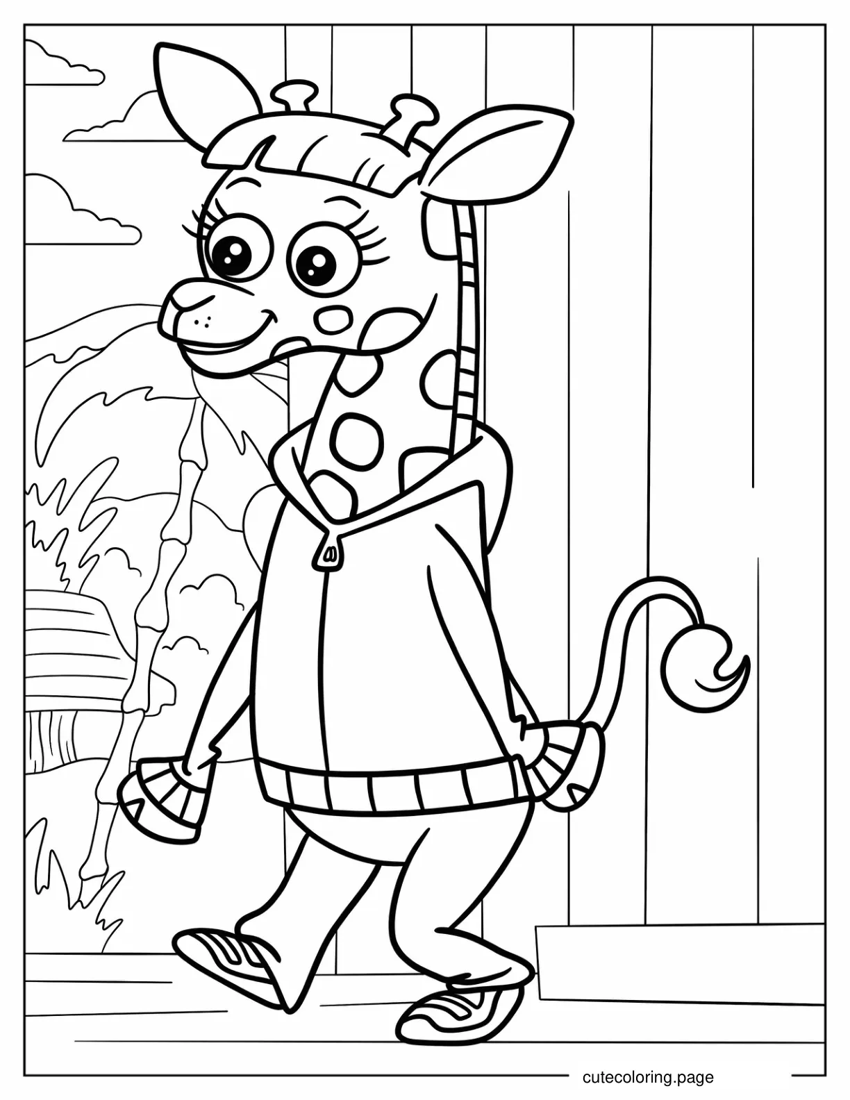 Gillian Grand Coloring Page For Kids coloring page