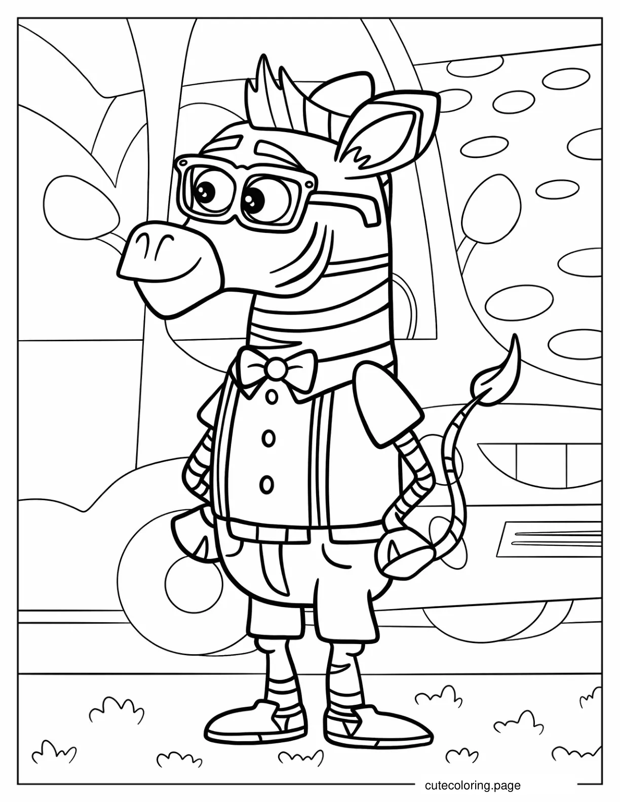 Ray Razzle From Chip And Potato Coloring Page coloring page