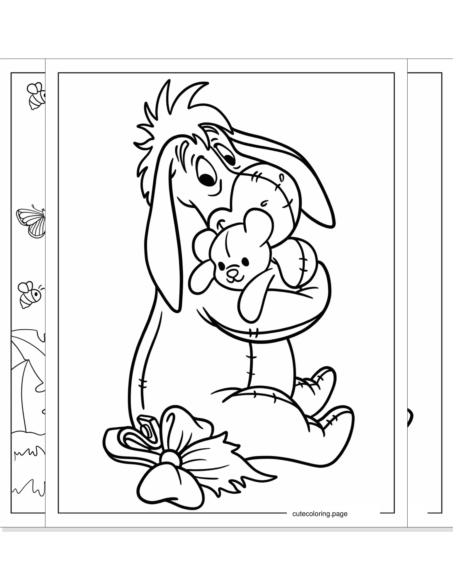 eeyore coloring pages coloring page