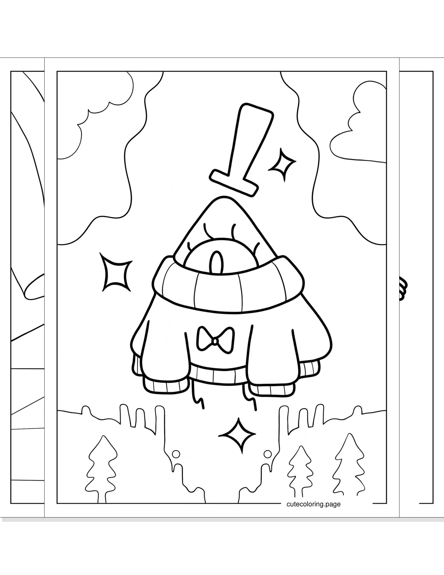 gravity falls coloring pages coloring page