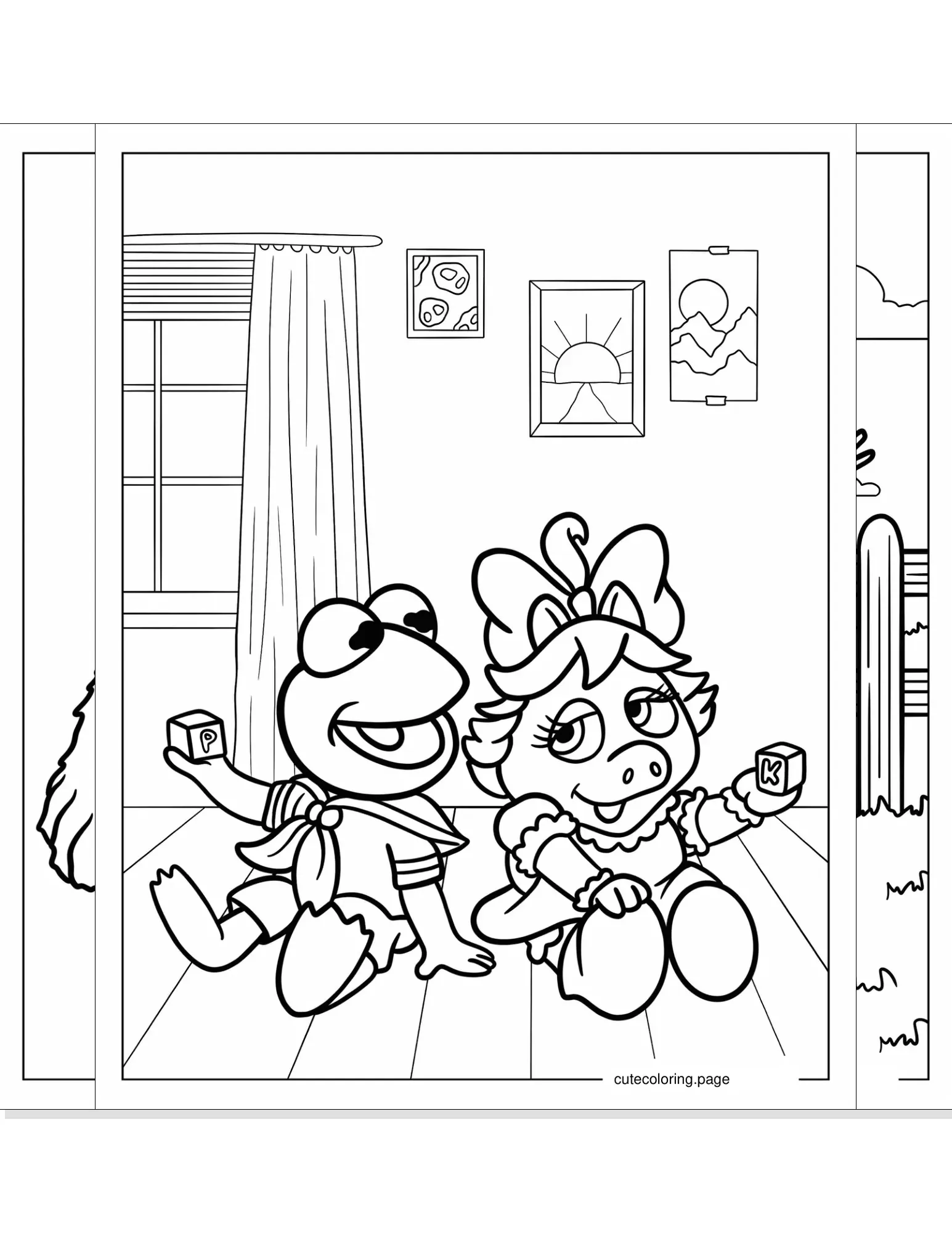 kermit the frog coloring pages coloring page