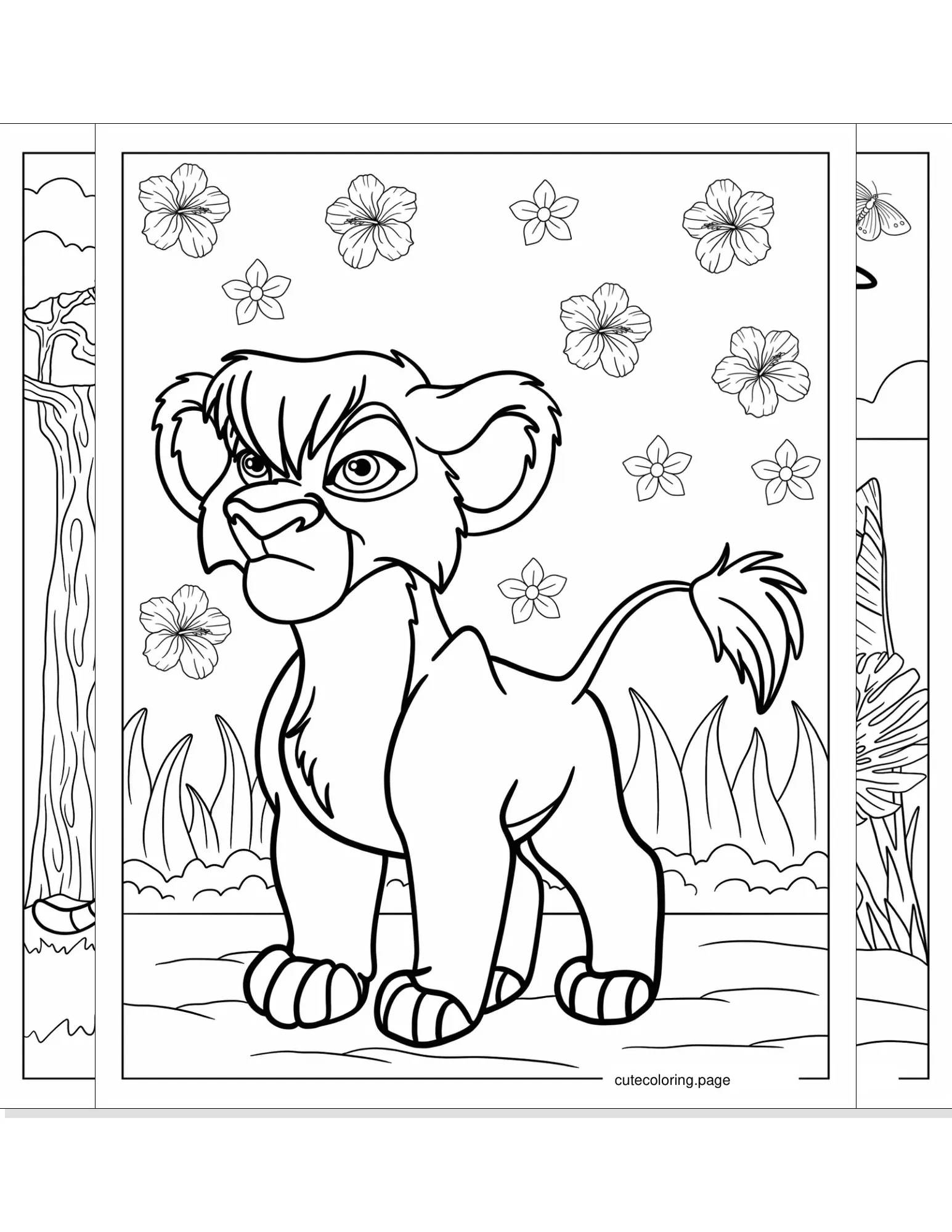 lion guard coloring pages coloring page