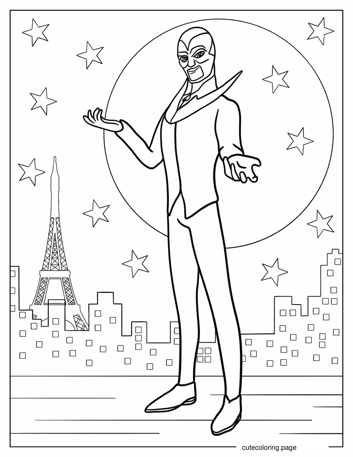 Easy Hawk Moth Outline Coloring Sheet coloring page