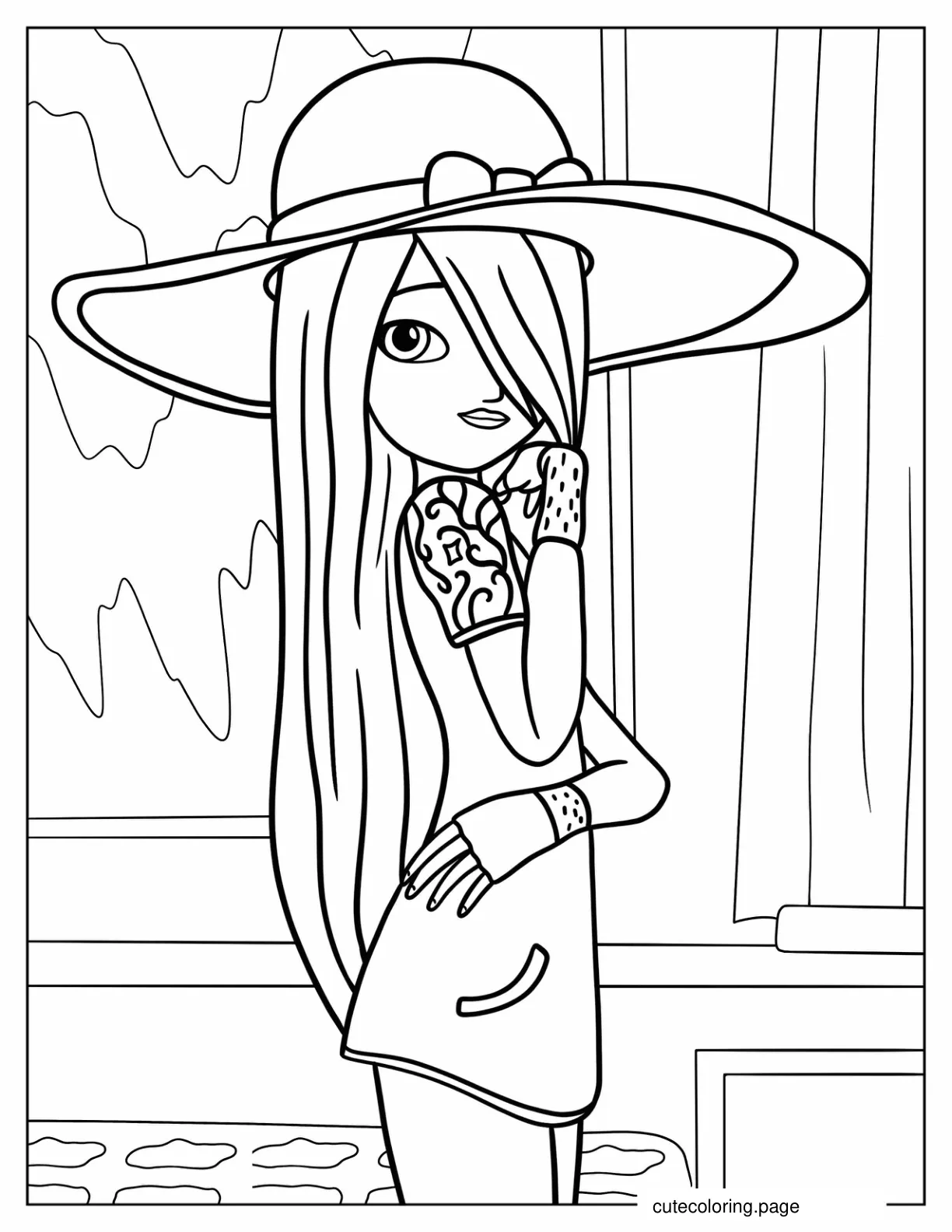 Easy Juleka Couffaine Coloring Sheet For Kids coloring page