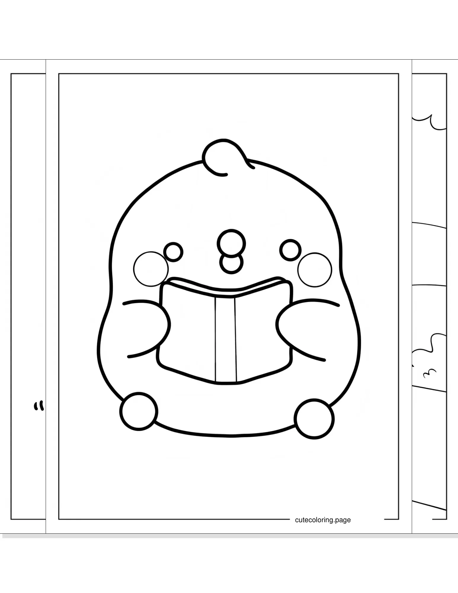 molang coloring pages coloring page