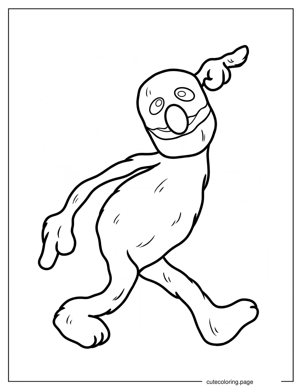 Easy Groover Coloring Page For Preschoolers coloring page