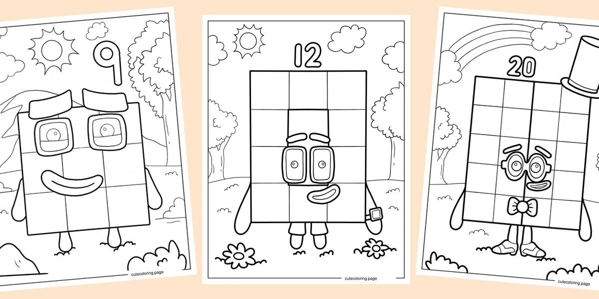 numberblocks-coloring-pages