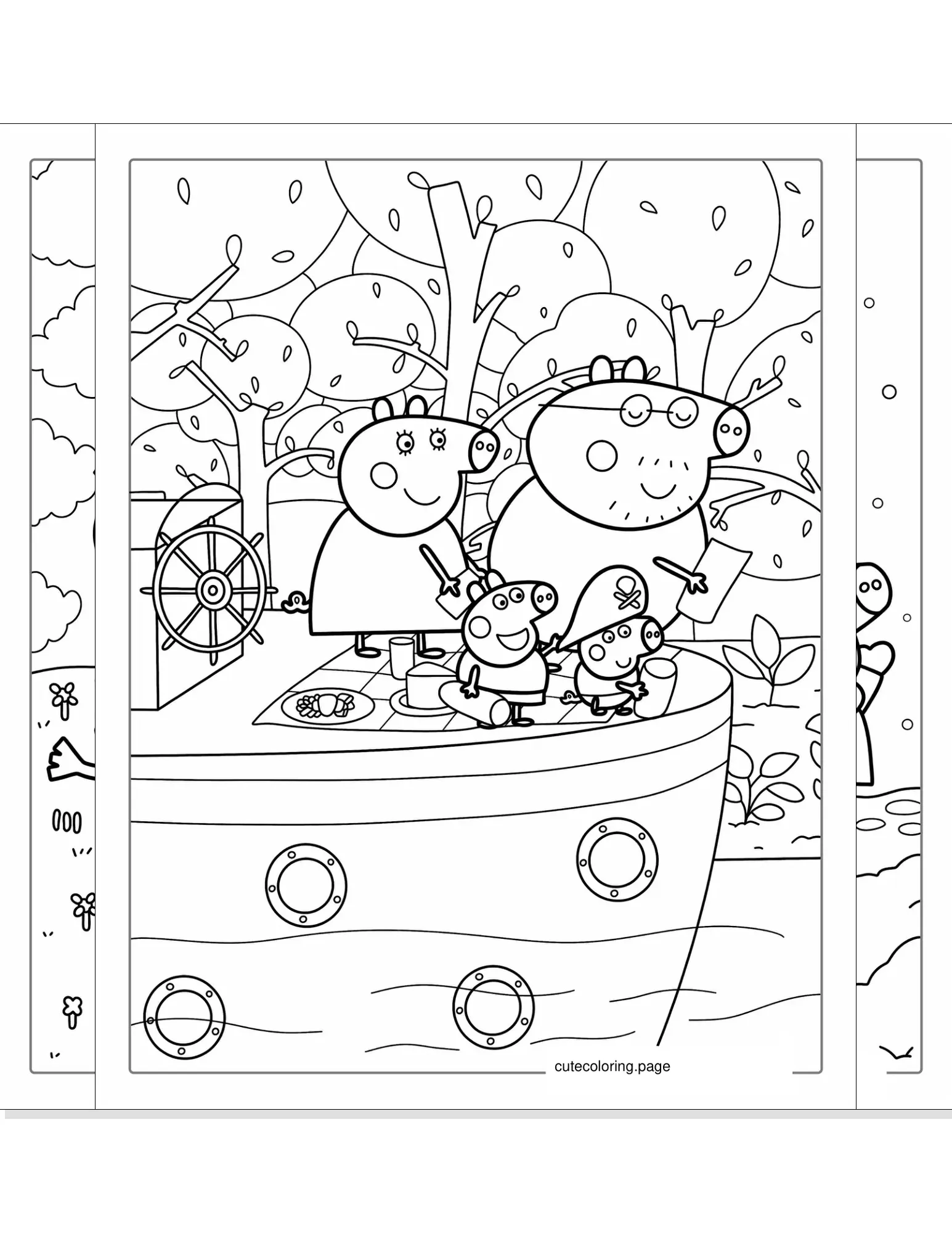 peppa pig coloring pages coloring page