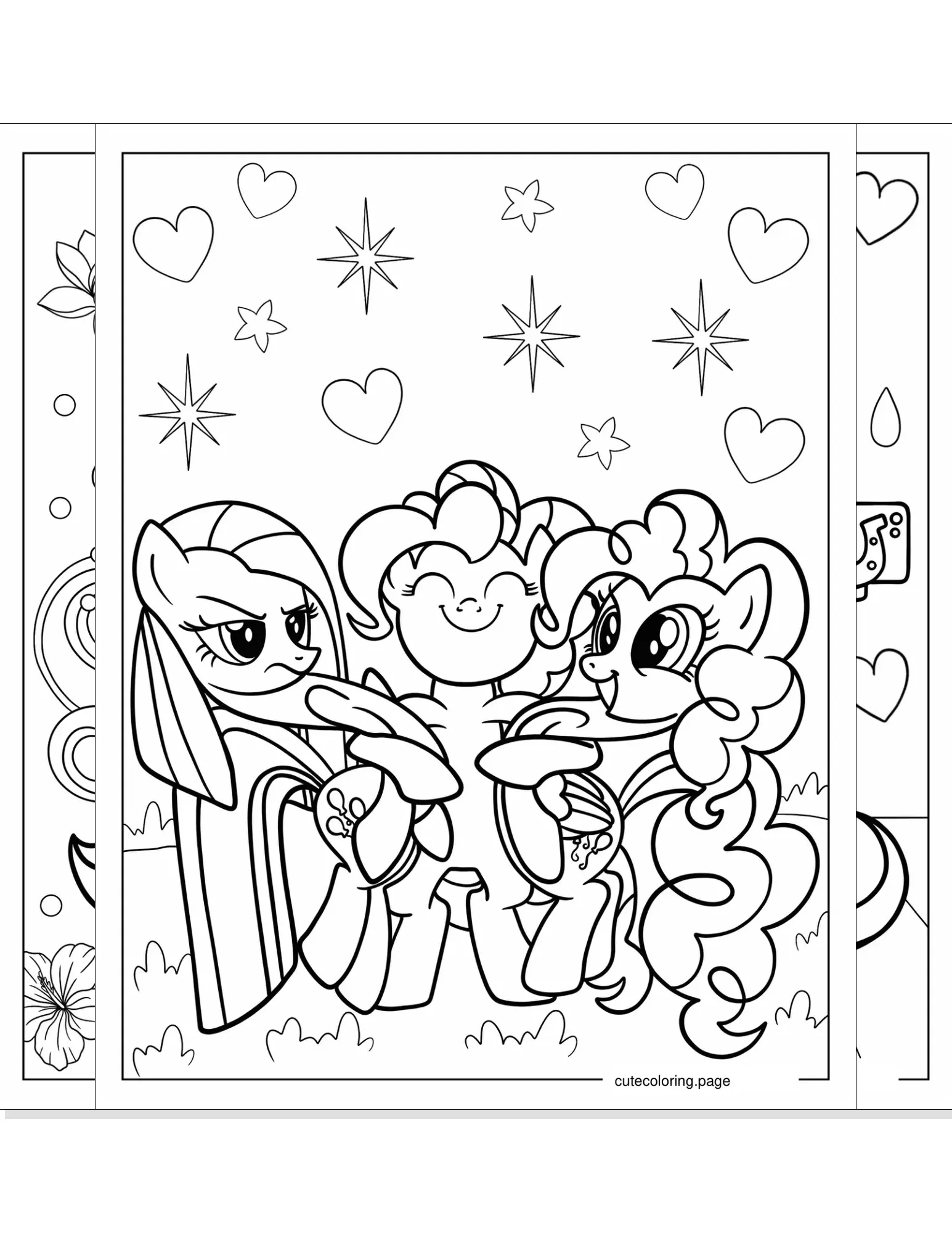 pinkie pie coloring pages coloring page