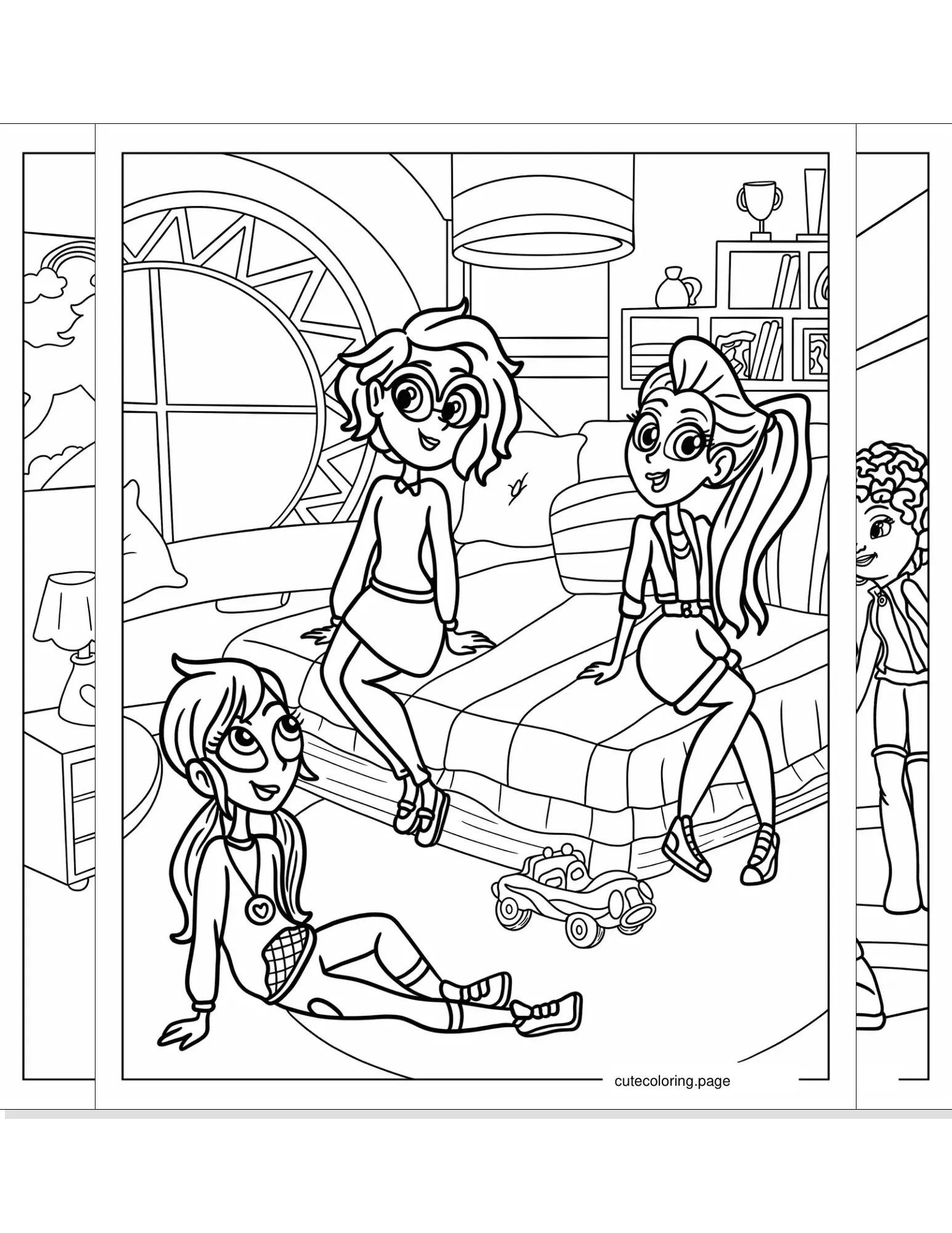 polly pocket coloring pages coloring page