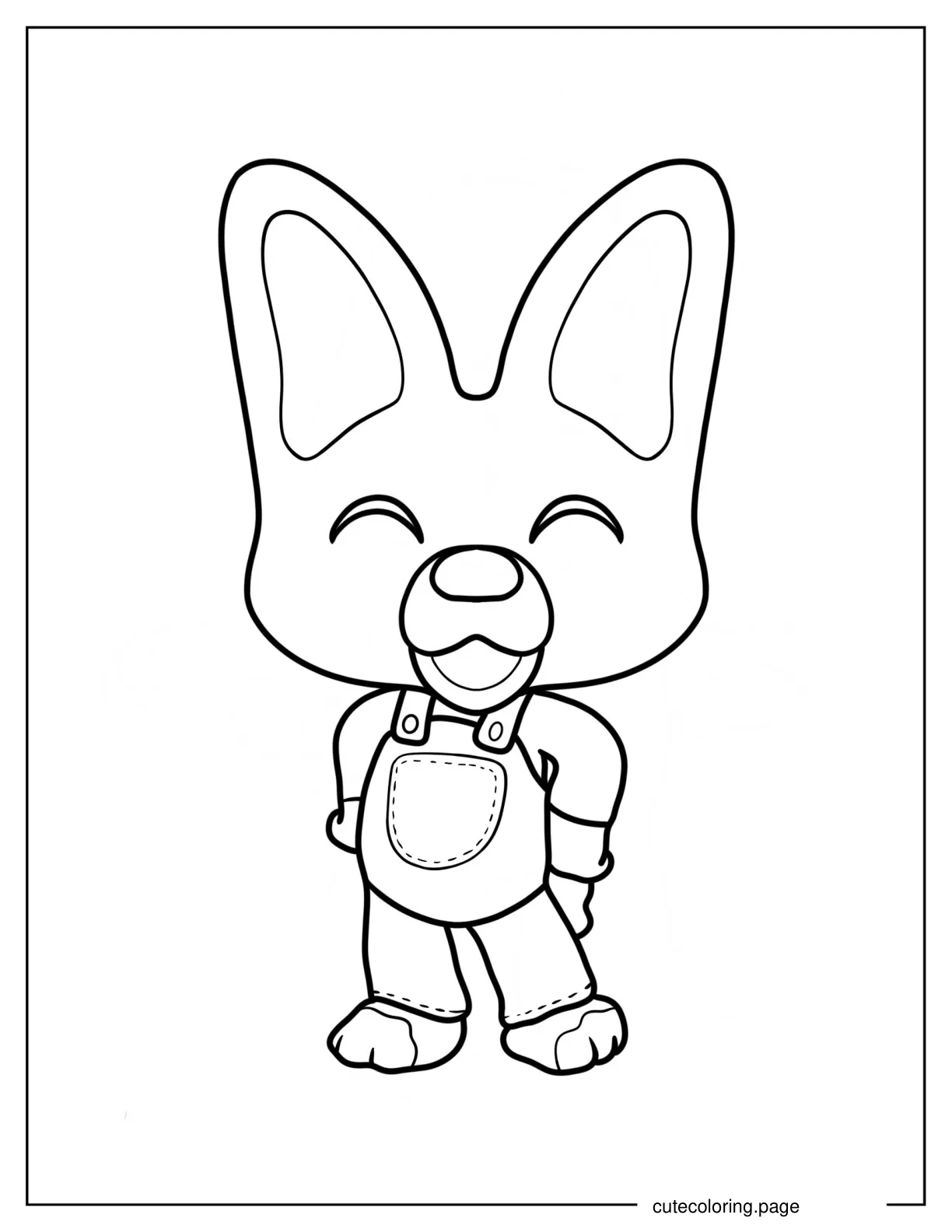 Eddy Outline Coloring Sheet For Preschoolers coloring page