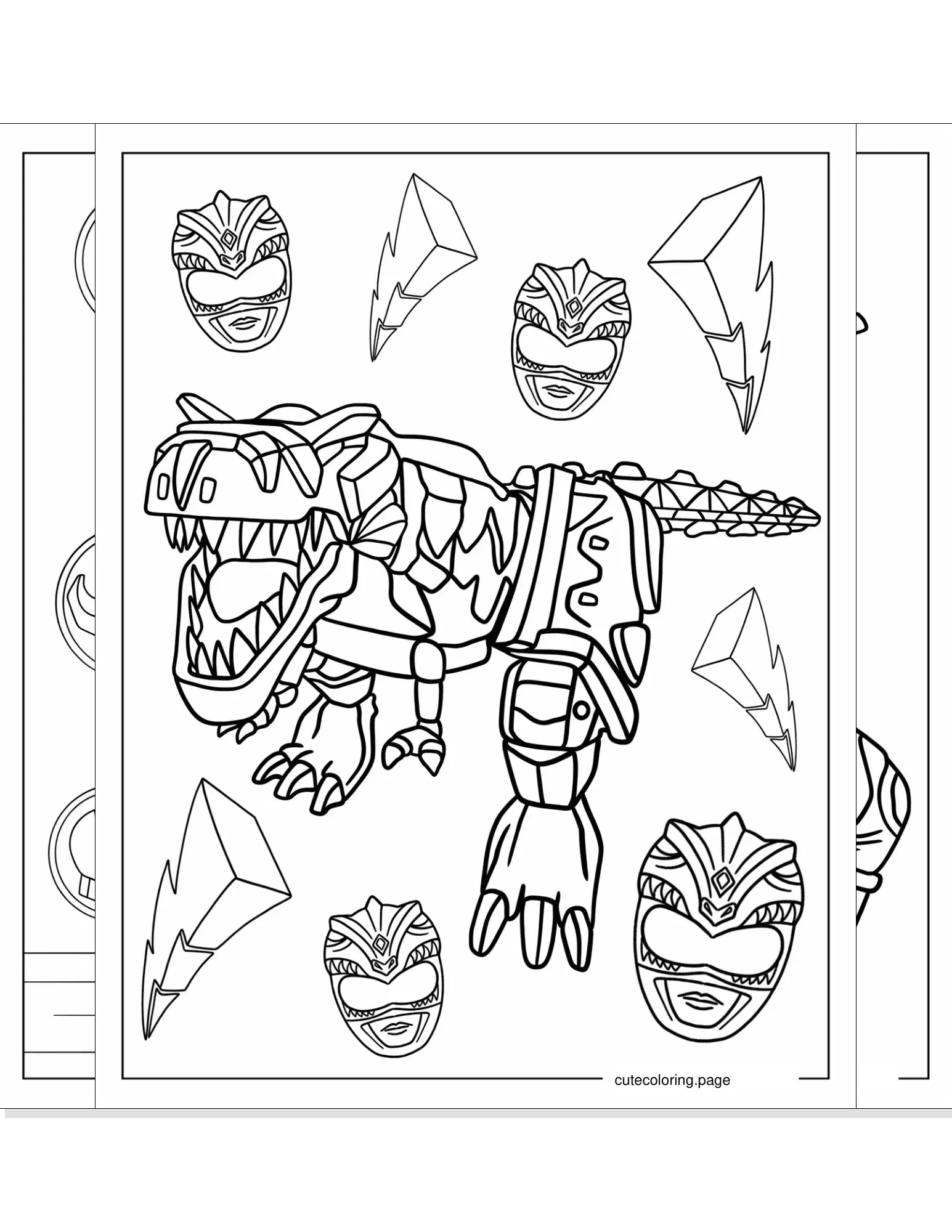 power rangers coloring pages coloring page