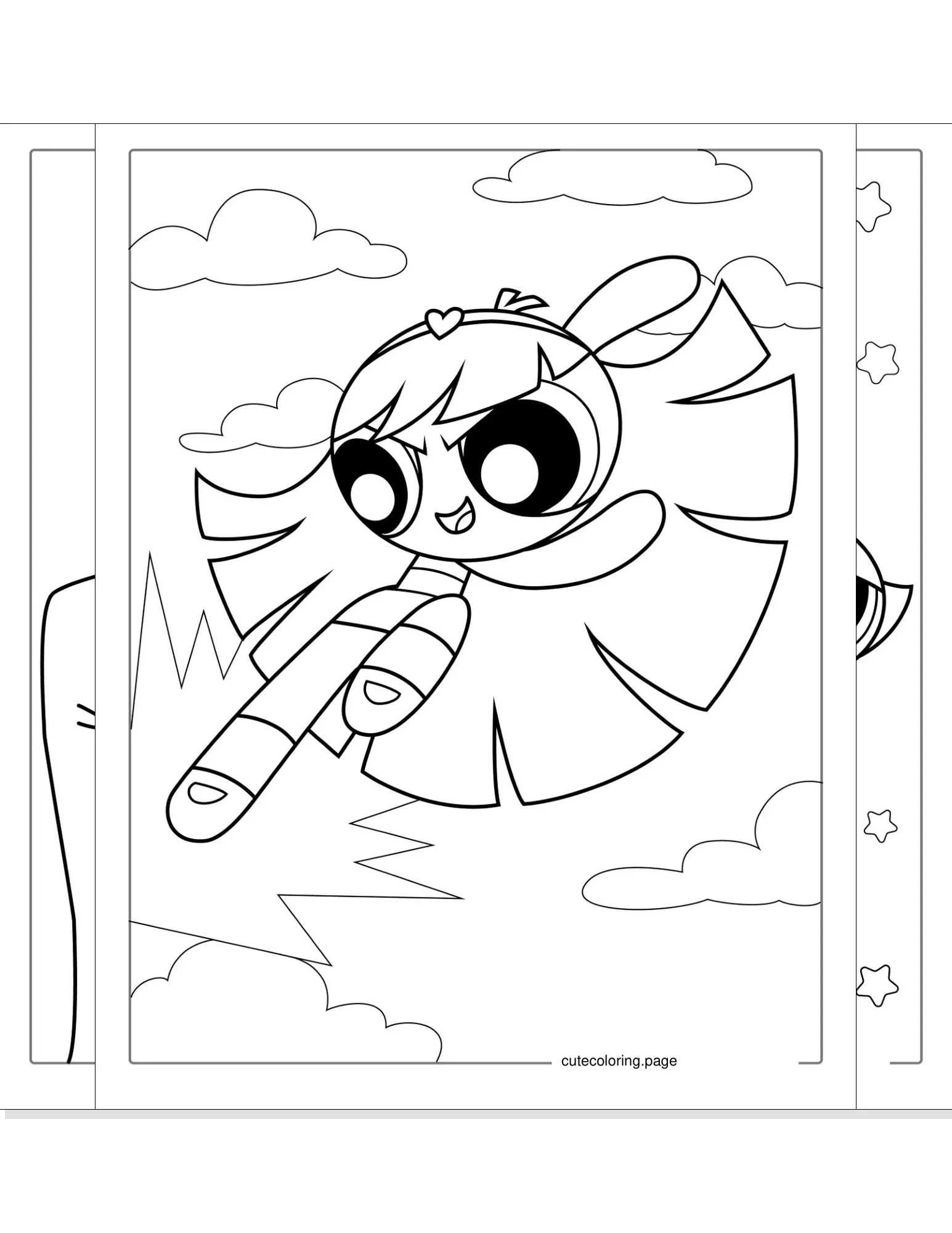 powerpuff girls coloring pages coloring page