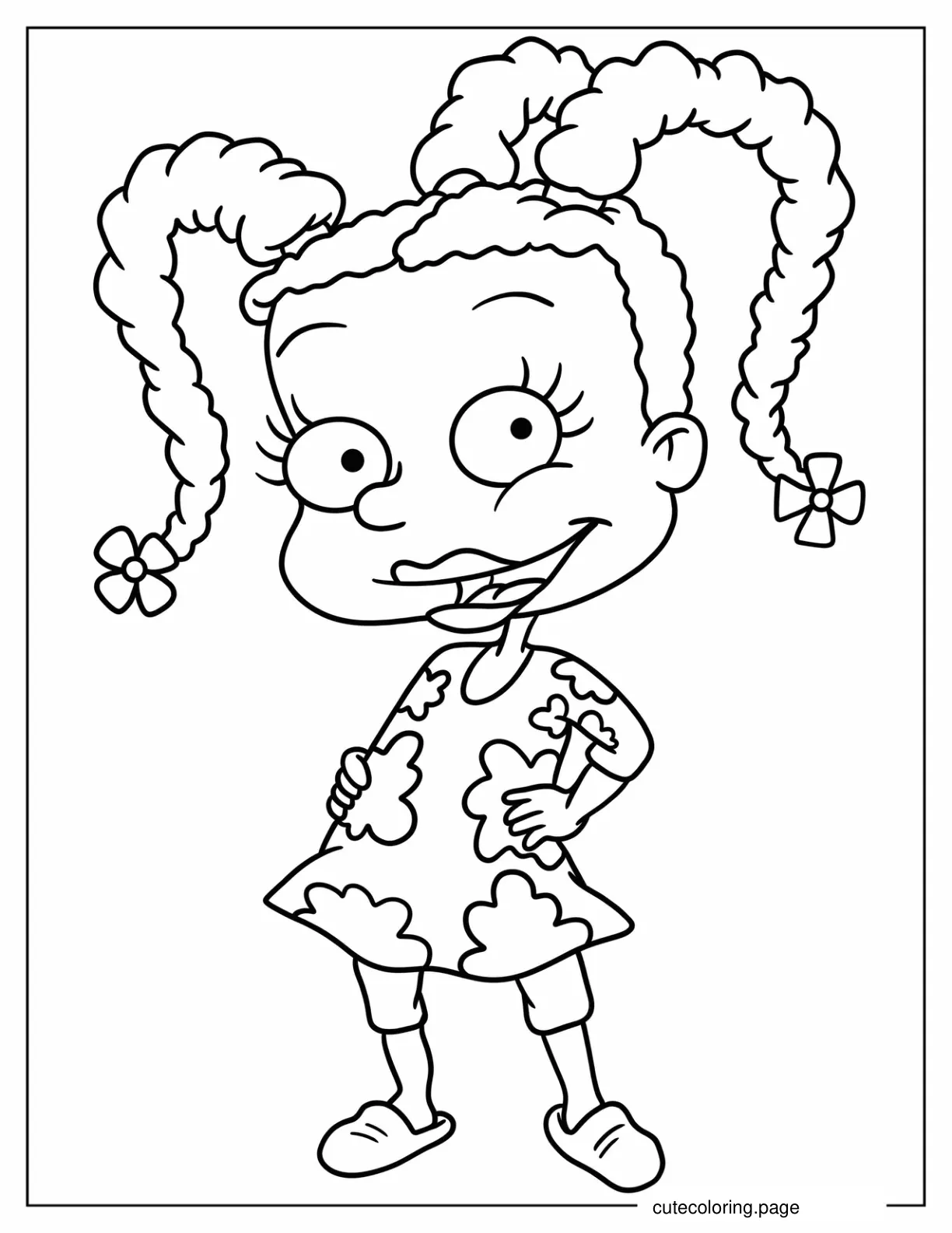 Cute Susie Carmichael Coloring Sheet For Kids coloring page