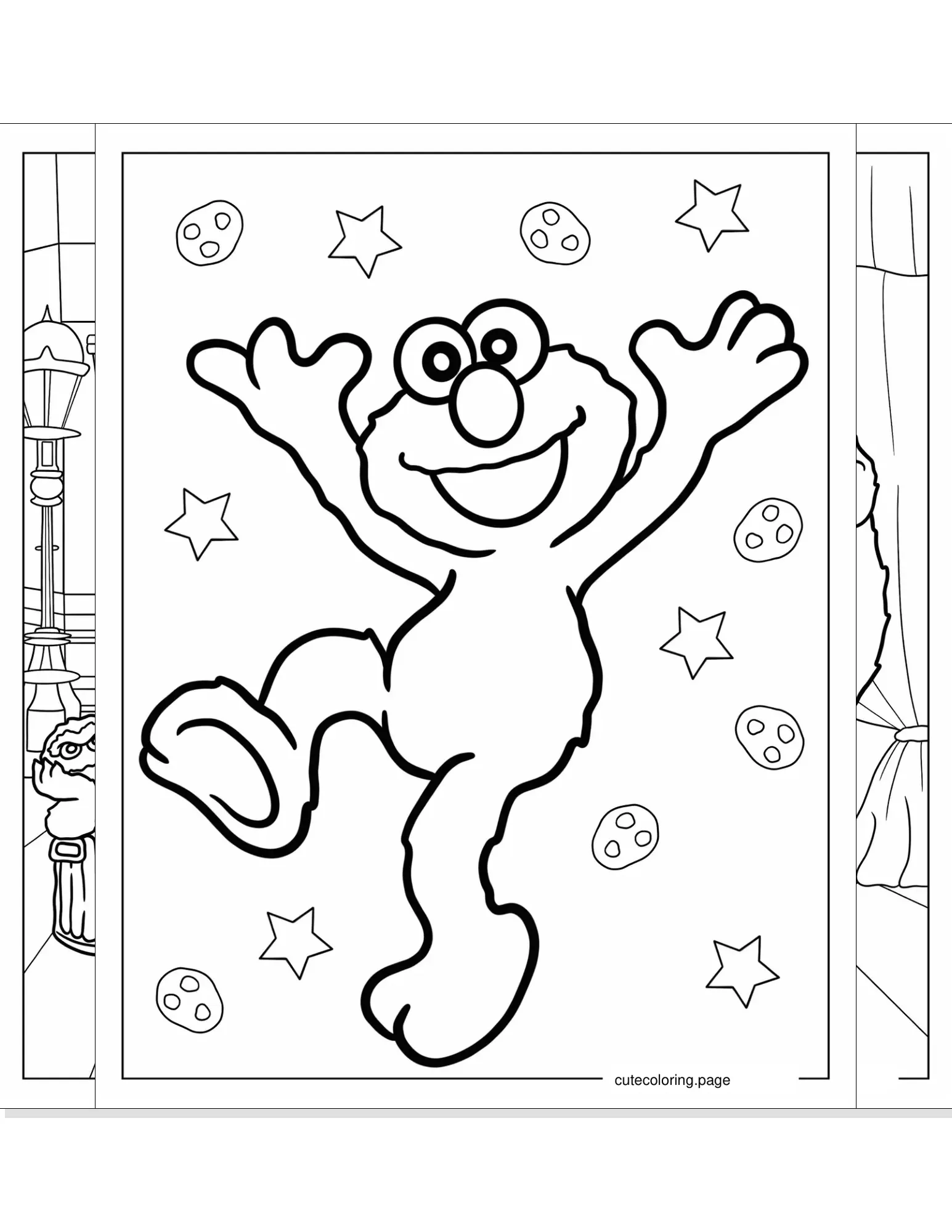 sesame street coloring pages coloring page