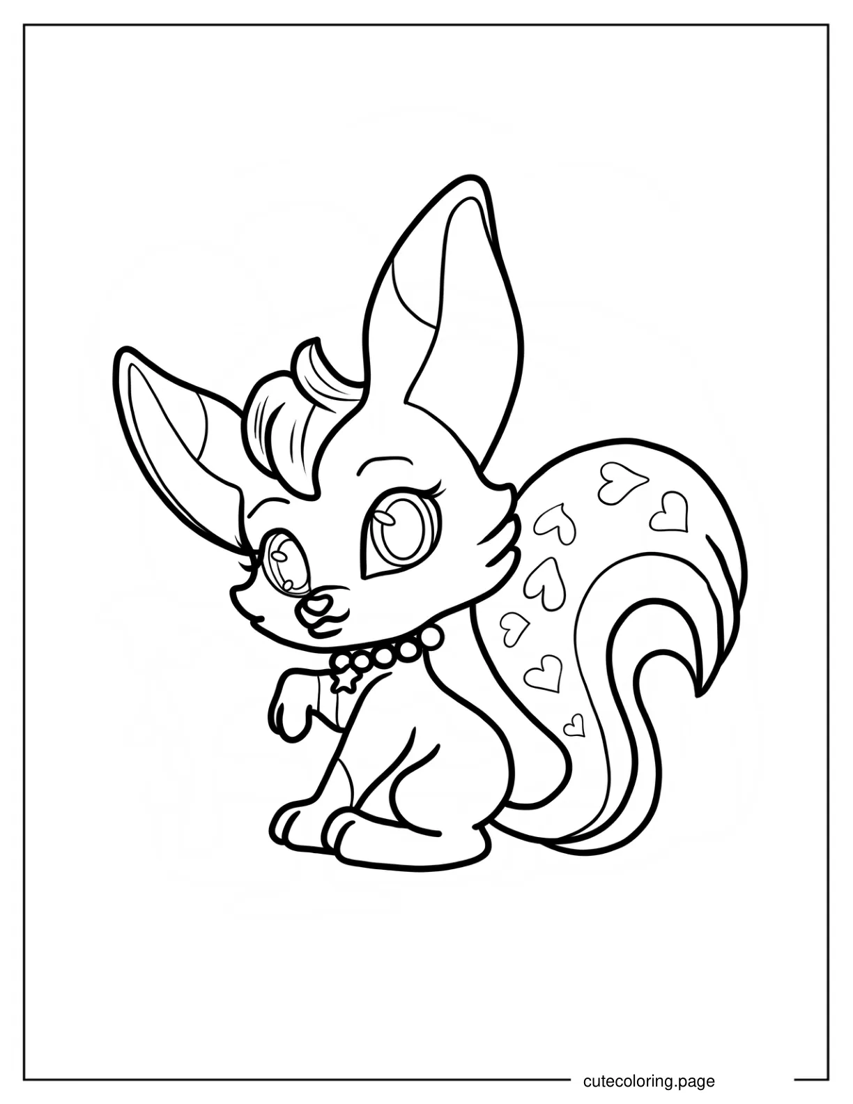 Adorable Purisa Coloring Page coloring page