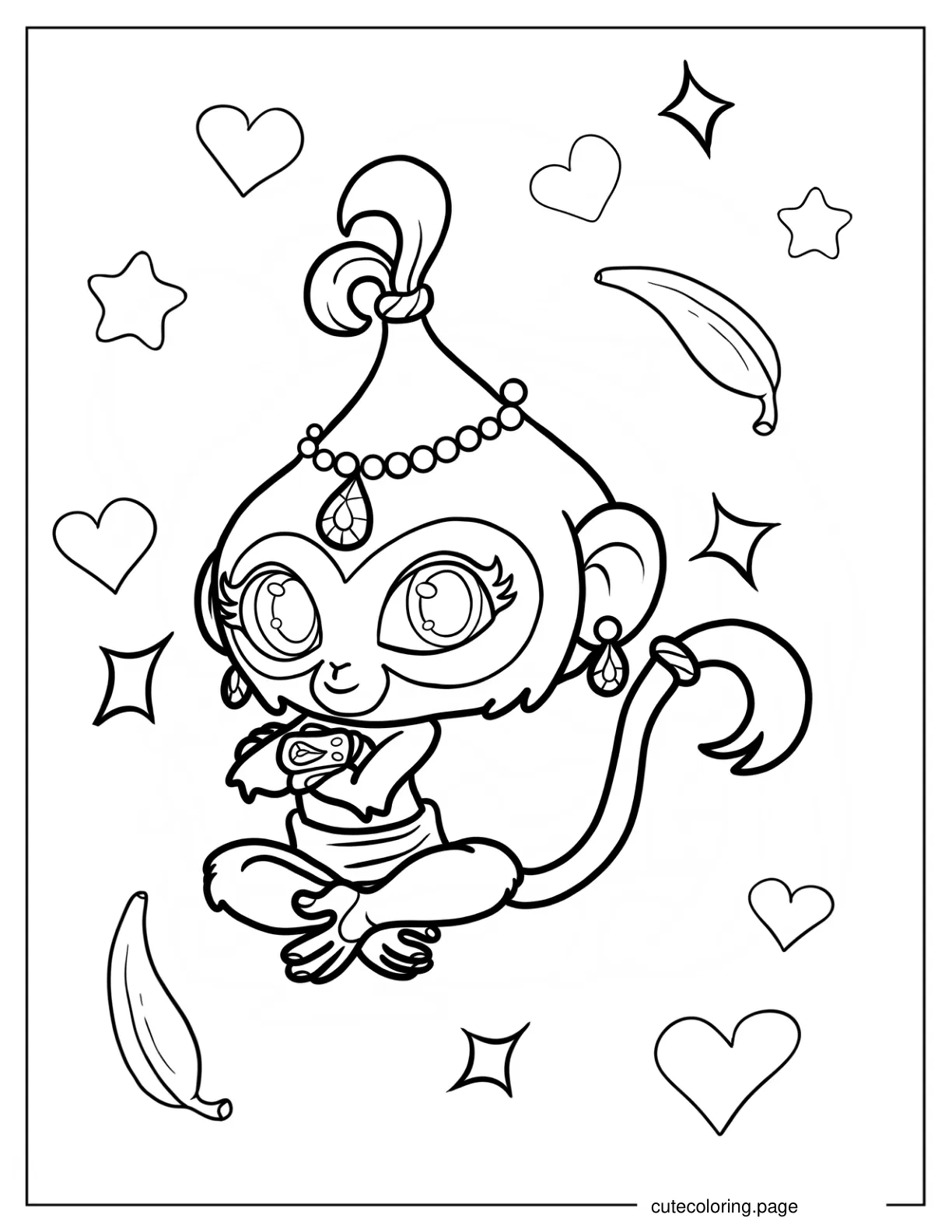 Kawaii Tala Coloring Sheet For Kids coloring page