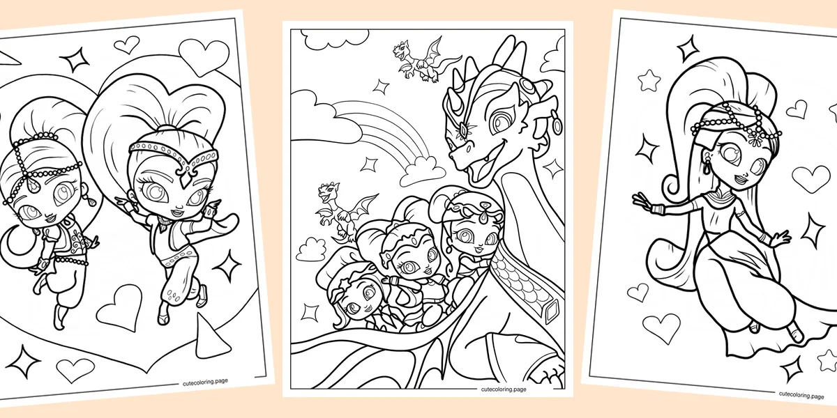 shimmer-and-shine-coloring-pages