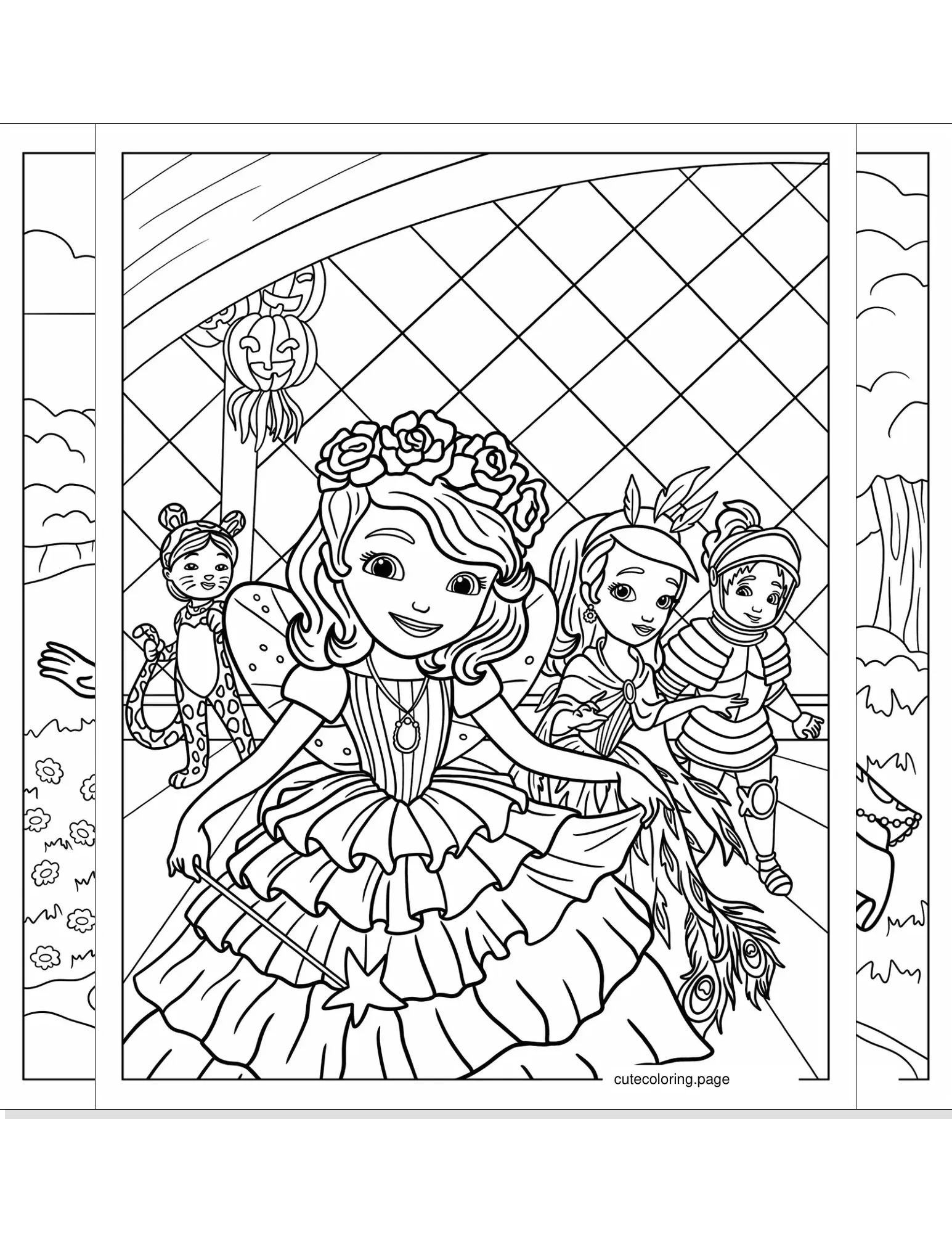 sofia the first coloring pages coloring page