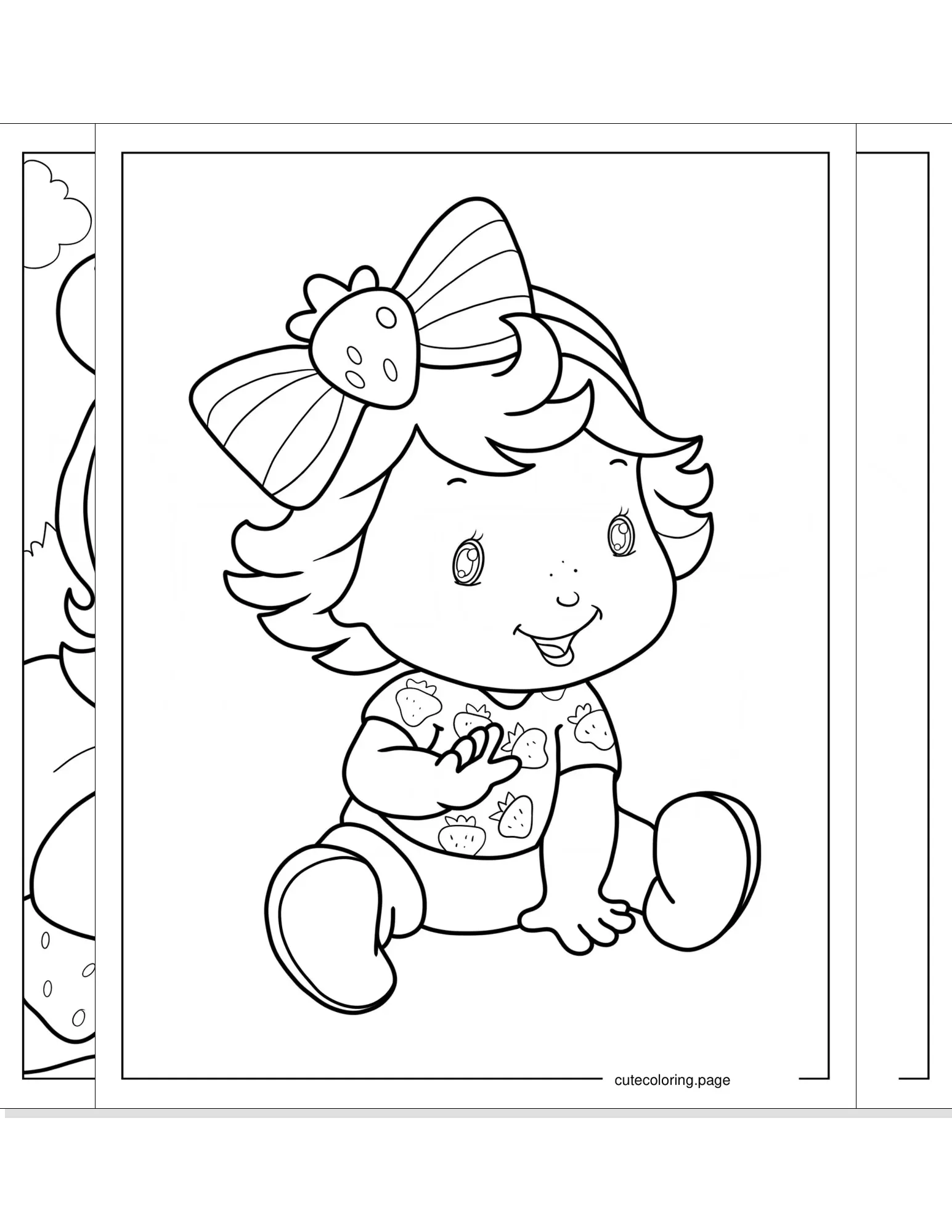 strawberry shortcake coloring pages coloring page