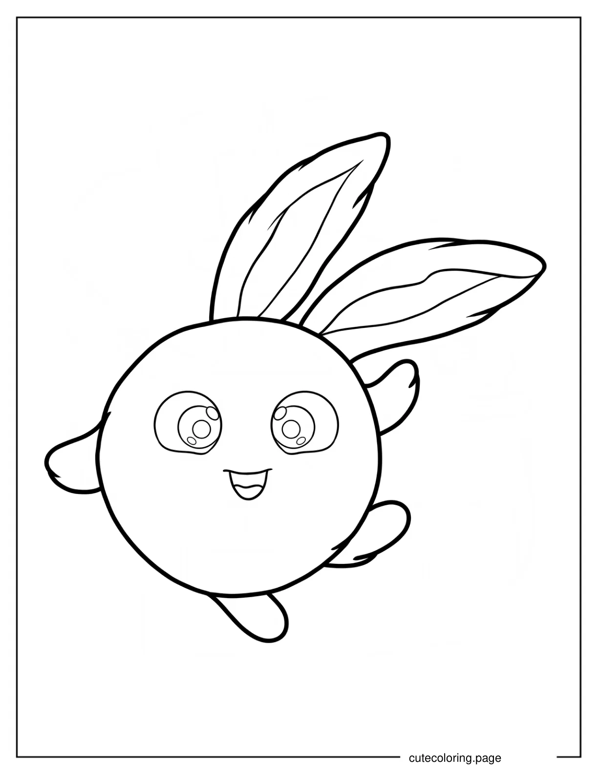 Simple Hopper Coloring Page For Kids coloring page