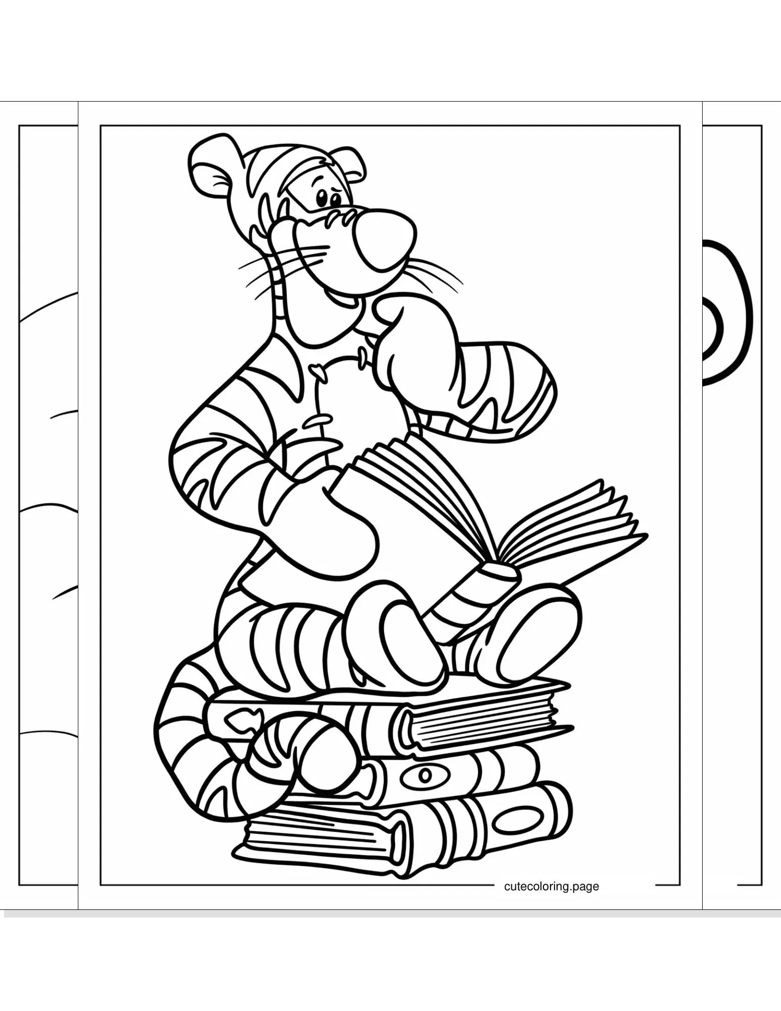 tigger coloring pages coloring page