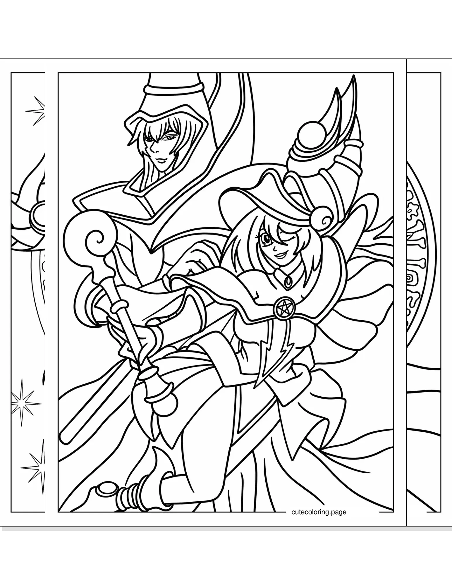 yu gi oh coloring pages coloring page